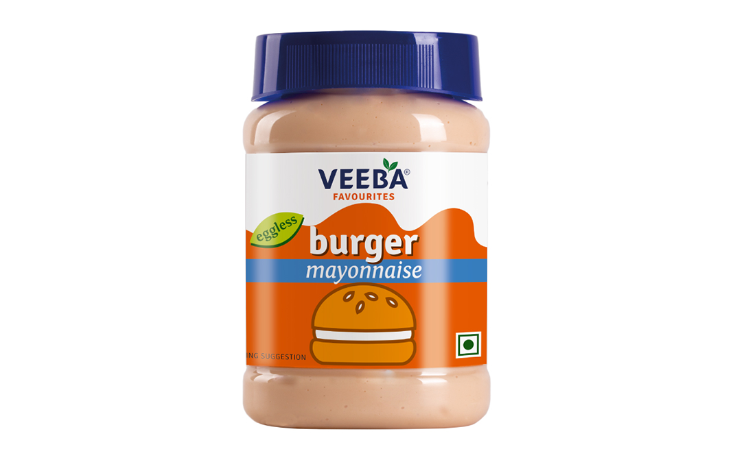 Veeba Eggless Burger Mayonnaise   Plastic Jar  250 grams